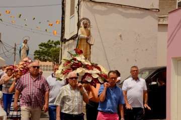 San Ignacio de Loyola se despide de sus fiestas en La Majadilla-Telde (Foto Francisco Javier Santana)